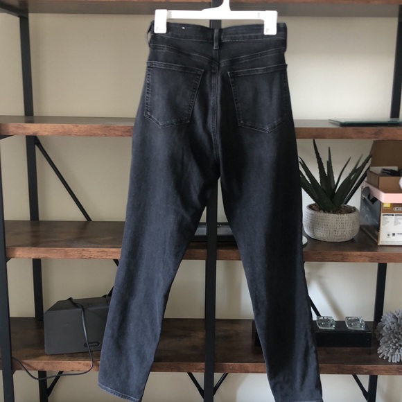 LOFT High-Rise Faded Black Skinny Jeans - Picture 6 of 7